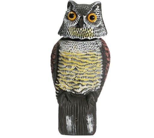 Péteur d'oiseaux en forme de hibou