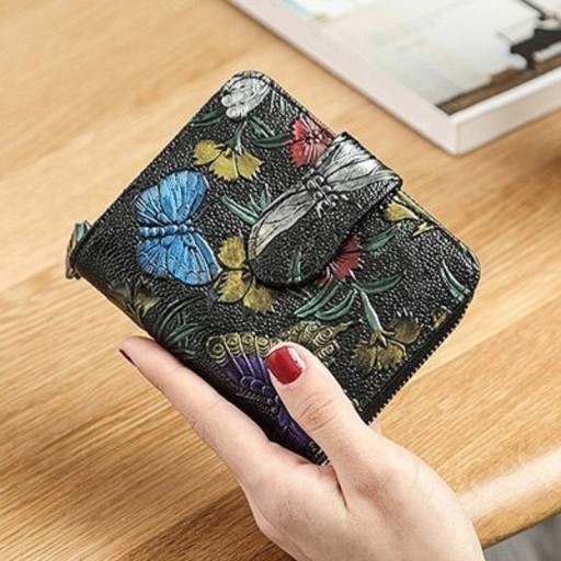 Petit portefeuille en cuir pour femmes M416
