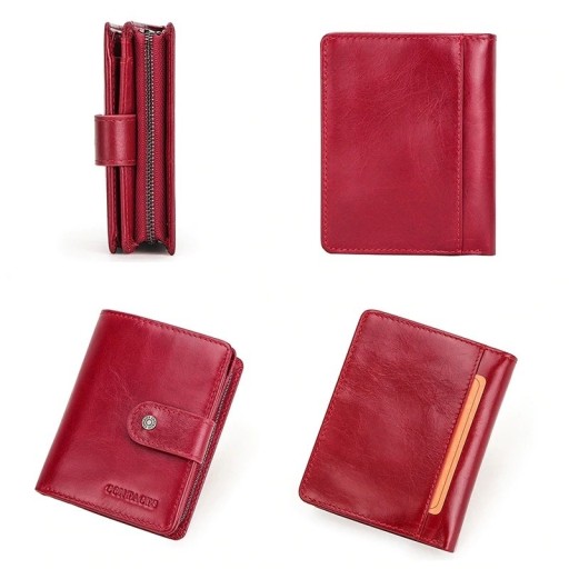 Petite portefeuille en cuir pour femme M148