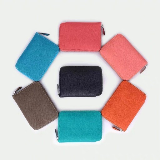 Petite portefeuille en cuir pour femmes M287