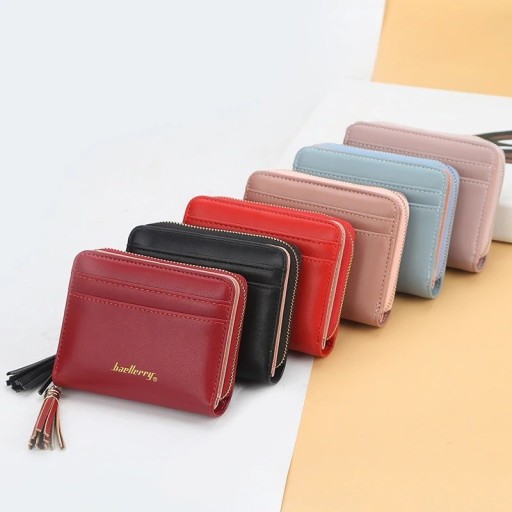 Petite portefeuille en cuir pour femmes M306