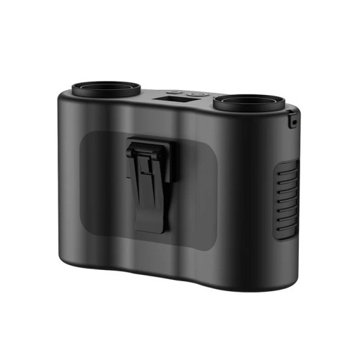 Φορητός ανεμιστήρας λαιμού με powerbank 20000mAh USB Φορτιζόμενος ανεμιστήρας με κλιπ 5 ταχυτήτων Ισχυρός άνεμος Χαμηλή θορυβώδης LED οθόνη Αθλητισμός Εργασία