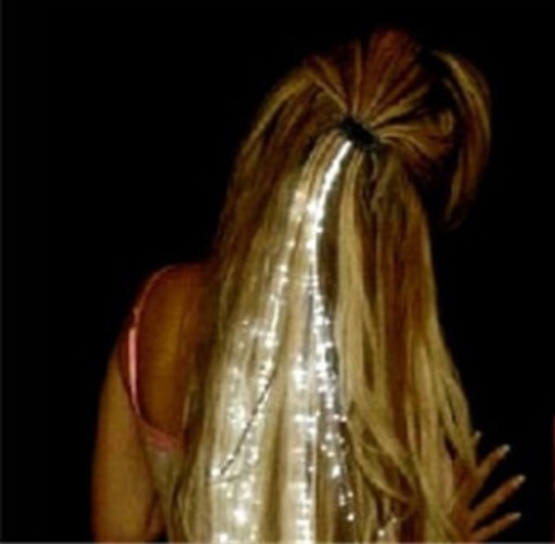 Φωτεινή LED διακόσμηση για τα μαλλιά