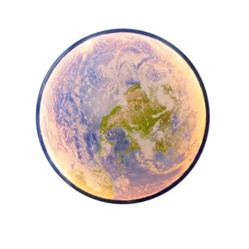 Φωτιστικό τοίχου σε σχήμα σφαίρας 78 x 3 cm 68 W Ψυχρό λευκό φως Για δωμάτια 15–22 m² Φωτιστικό τοίχου για υπνοδωμάτιο και παιδικό δωμάτιο