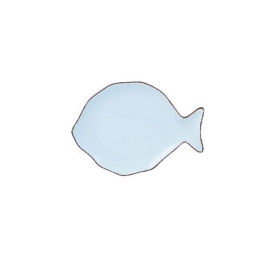 Piatto in porcellana a forma di pesce
