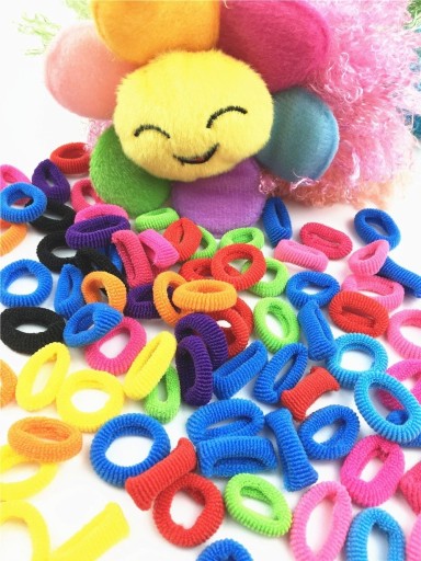 Piccole gumi per capelli - 100 pz