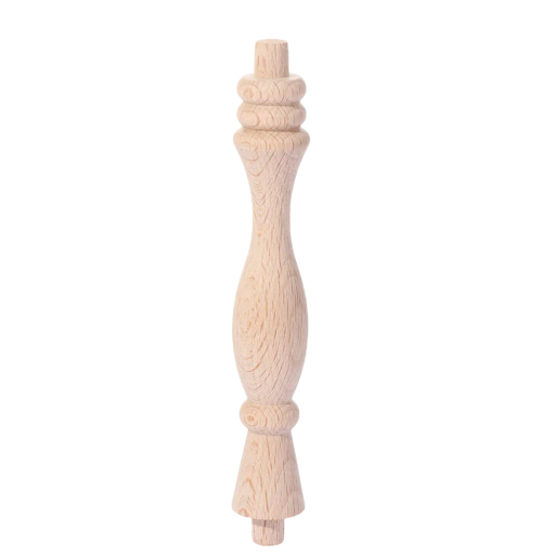 Picior de lemn pentru mobilier profil decorativ turnat 13,5 cm lemn masiv natural picior pentru comodă masă dulap