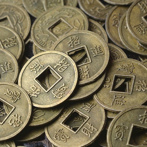 Pièces de monnaie chinoises porte-bonheur 30 pièces