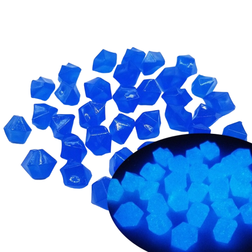Piedras luminosas decorativas 200 uds.
