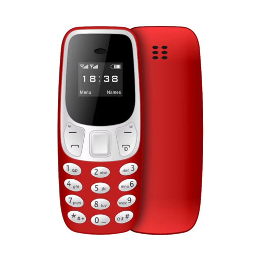 Pieni painikepuhelin SERVO BM10 2G Kaksois-SIM Bluetooth 3.0 microSD-paikka 0,3 megapikselin kamera Irrotettava akku 600 mAh Micro USB