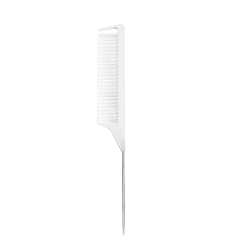 Pieptene de îndreptat cu vârf metalic Pieptene profesional 22 x 3 cm Unelte de coafură Accesorii pentru frizer