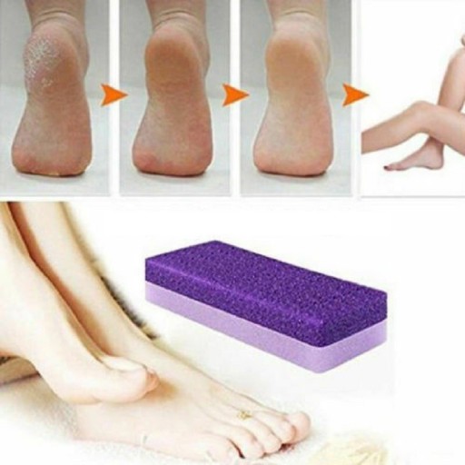 Pierre ponce double face pour les pieds