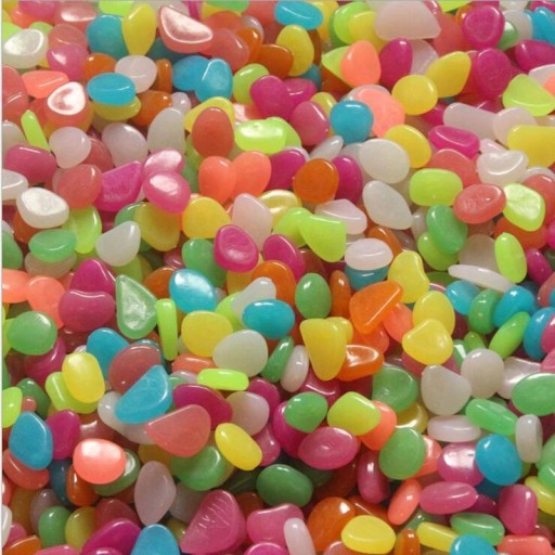 Pierres décoratives lumineuses pour terrariums et aquariums 20 pcs