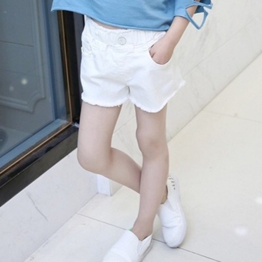 Pige bomulds shorts J882