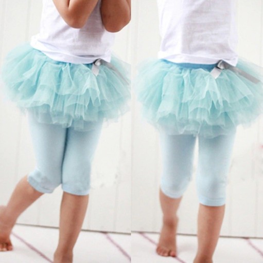 Pigenederdel med leggings L1042