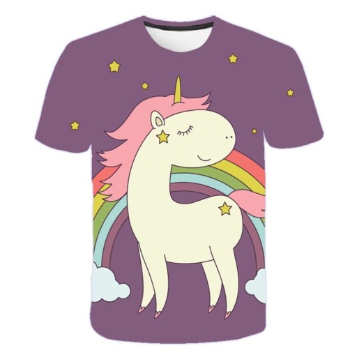 Piger enhjørnings-t-shirt B1521