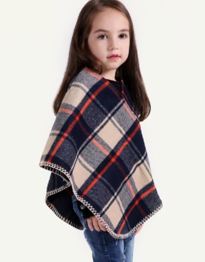 Piger ponchotørklæde J619