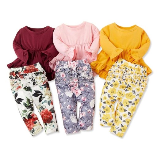 Piger T-shirt og leggings L1449