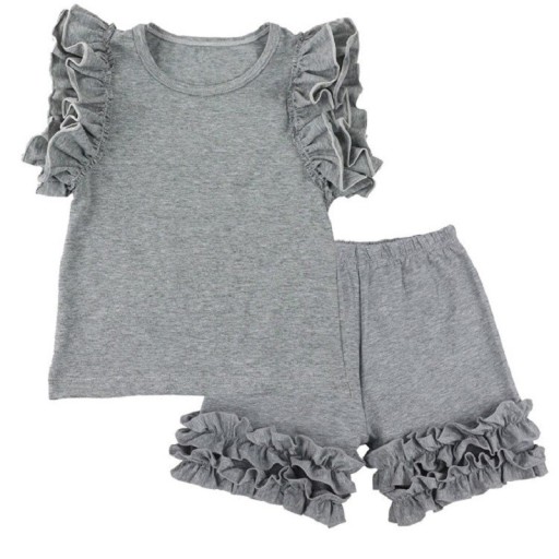 Piger T-shirt og shorts L1445