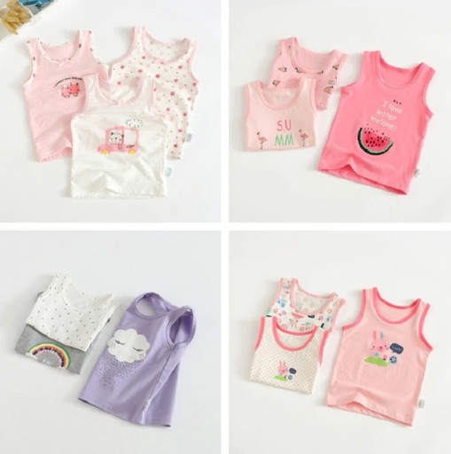 Piger tanktop 3 stk.