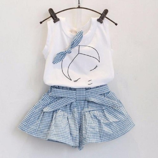 Piger tanktop og shorts L1283