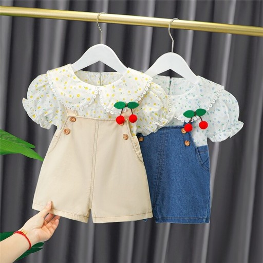 Pigerbluse og shorts L1457