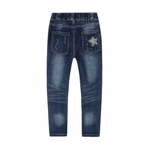 Pigerjeans med stjerneprint