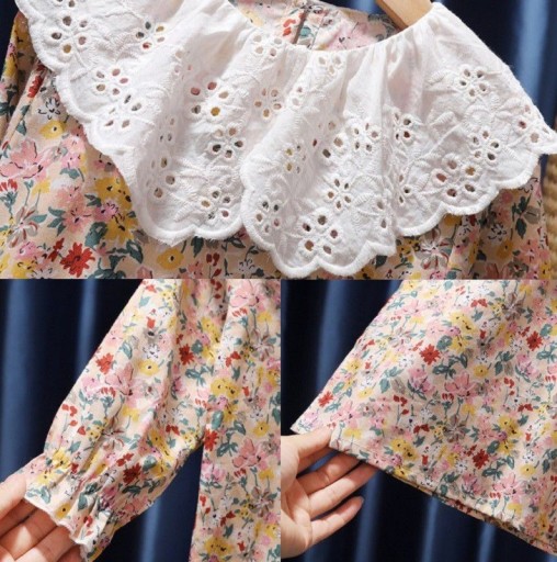 Pigernes blomsterbluse L1769