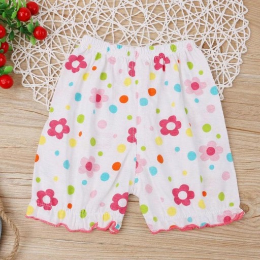 Pigershorts med blomsterprint