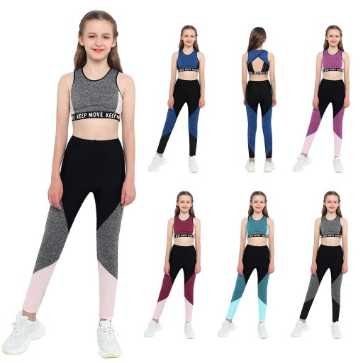 Pigetop og leggings L1478