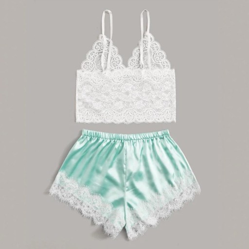 Pijama de encaje para mujer P2681