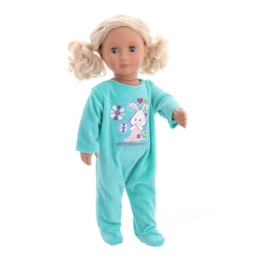 Pijama para boneca com coelhinho