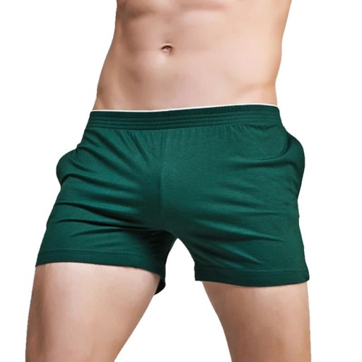 Pijamale bărbați șorturi scurte material elastic bumbac viscoză elastan talie elastică croială lejeră somn confortabil purtare acasă