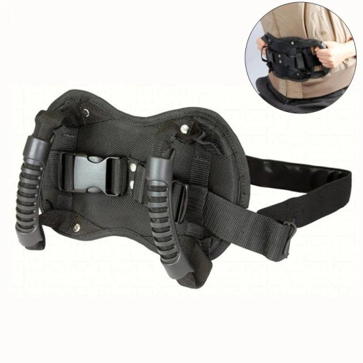 Pillion Grips for Motorcycles Safety Belt with Handles for Children and Smaller Persons Universal Driver's Belt Holder