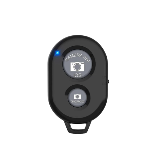 Pilot zdalnego sterowania Bluetooth do wyzwalania migawki aparatu w telefonie komórkowym iOS Android Zasięg 10 m Pasek na rękę Kontroler do selfie