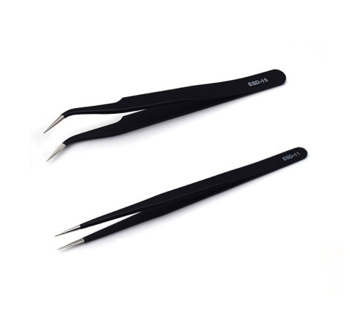 Pinça antistática 2 pcs