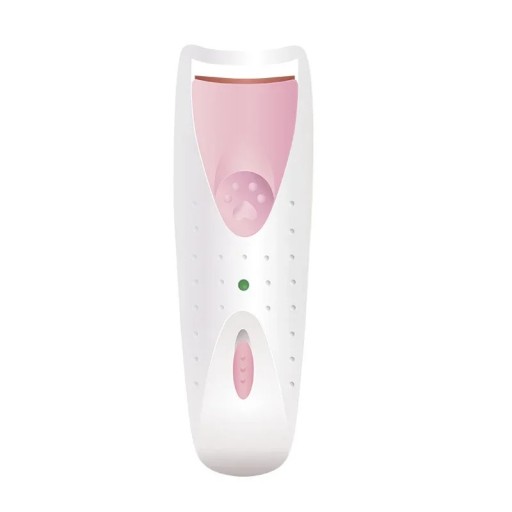 Pince à cils chauffante électrique 13 x 3,8 x 1 cm Outil automatique de mise en forme des cils en ABS et silicone Effet maquillage longue durée