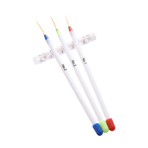 Pincel para decoração de unhas 3 pcs T810