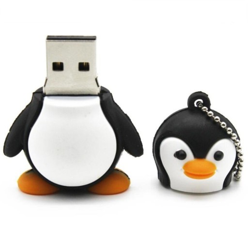 Pingwin na dysku flash USB