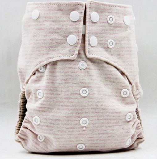Pink Snap Fastening Nappy Pants