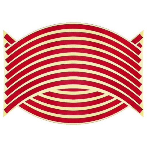 Pinturas reflexivas para rodas de carro 16 pcs