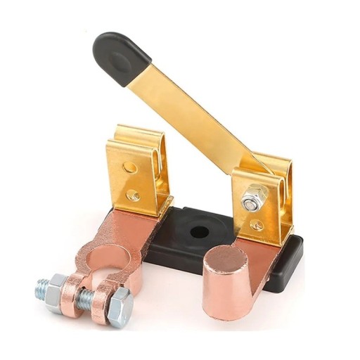 Pinza multifuncional para batería de automóvil 12V-24V, sección de cable 4-6AWG, corriente de reposo 250A, corriente de operación 750A, 2 posiciones: Encendido/Apagado