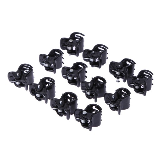 Pinzas para el pelo pequeñas de color negro - 100 uds.