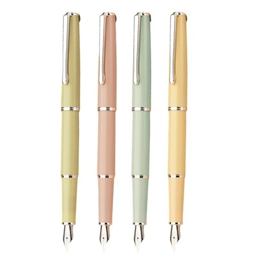 Pióro wieczne Hongdian retro stalówka 0,5–0,6 mm długość 13,7 cm średnica 12 mm kaligraficzne pióro atramentowe do szkoły biura pisania