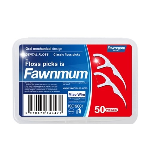 Piques dentaires avec fil 50 pcs