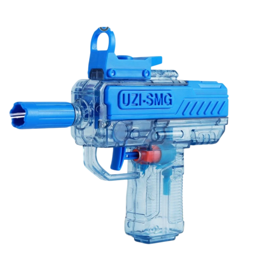Pistola de agua para niños 17 × 15 × 3,5 cm juguete manual de plástico para agua para piscina, jardín y juegos al aire libre de verano