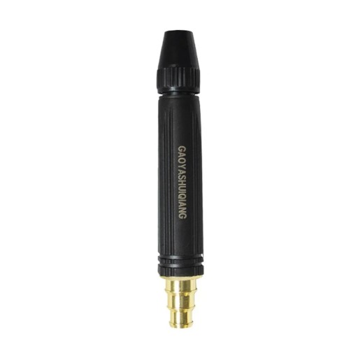 Pistola de jardín de presión recta de alta resistencia con conector pagoda para riego y limpieza de 16,8 cm