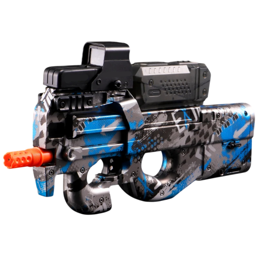 Pistola elettrica per bambini a pallini gel  Arma completamente automatica per bambini Batteria ricaricabile 500mAh Gioco sicuro Divertimento d'azione