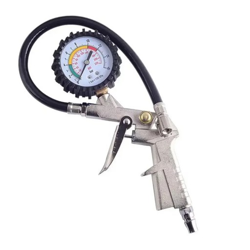 Pistola medidora de presión de neumáticos multiusos, medidor de presión resistente para automóviles, motocicletas, SUV y compresores de aire.