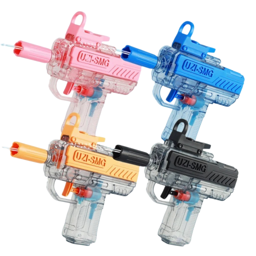 Pistole wodna UZI 17 x 3,5 x 15 cm Kompaktowa dziecięca broń wodna plastikowa pistolet do spryskiwania wodą Letnia zabawka na świeżym powietrzu